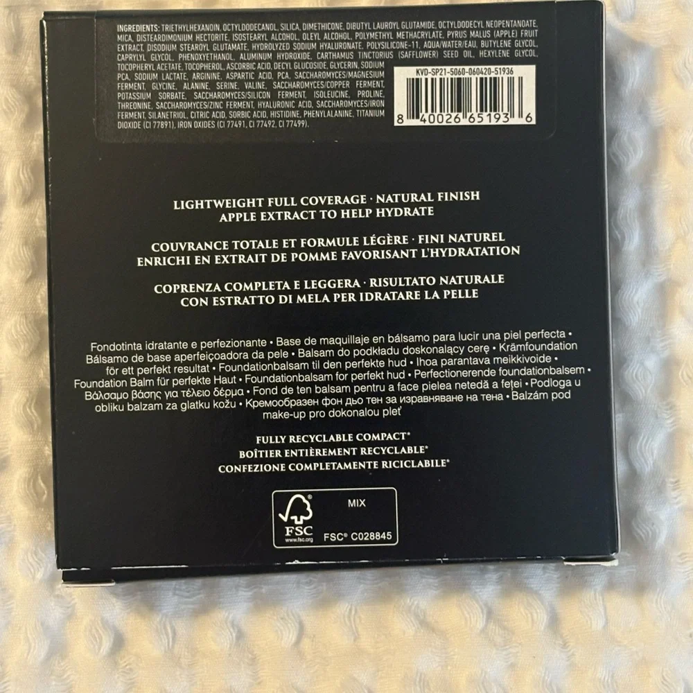 KVD Beauty Good Apple Skin-Perfecting Foundation Balm - Light 006 - NWT